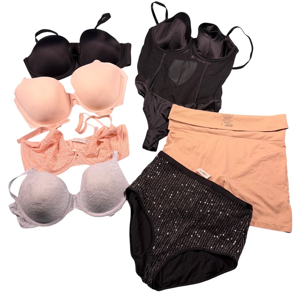 Womens Intimates Lot Auden Maidenform Warners Jockey Wild Fable Bras Bodysuit